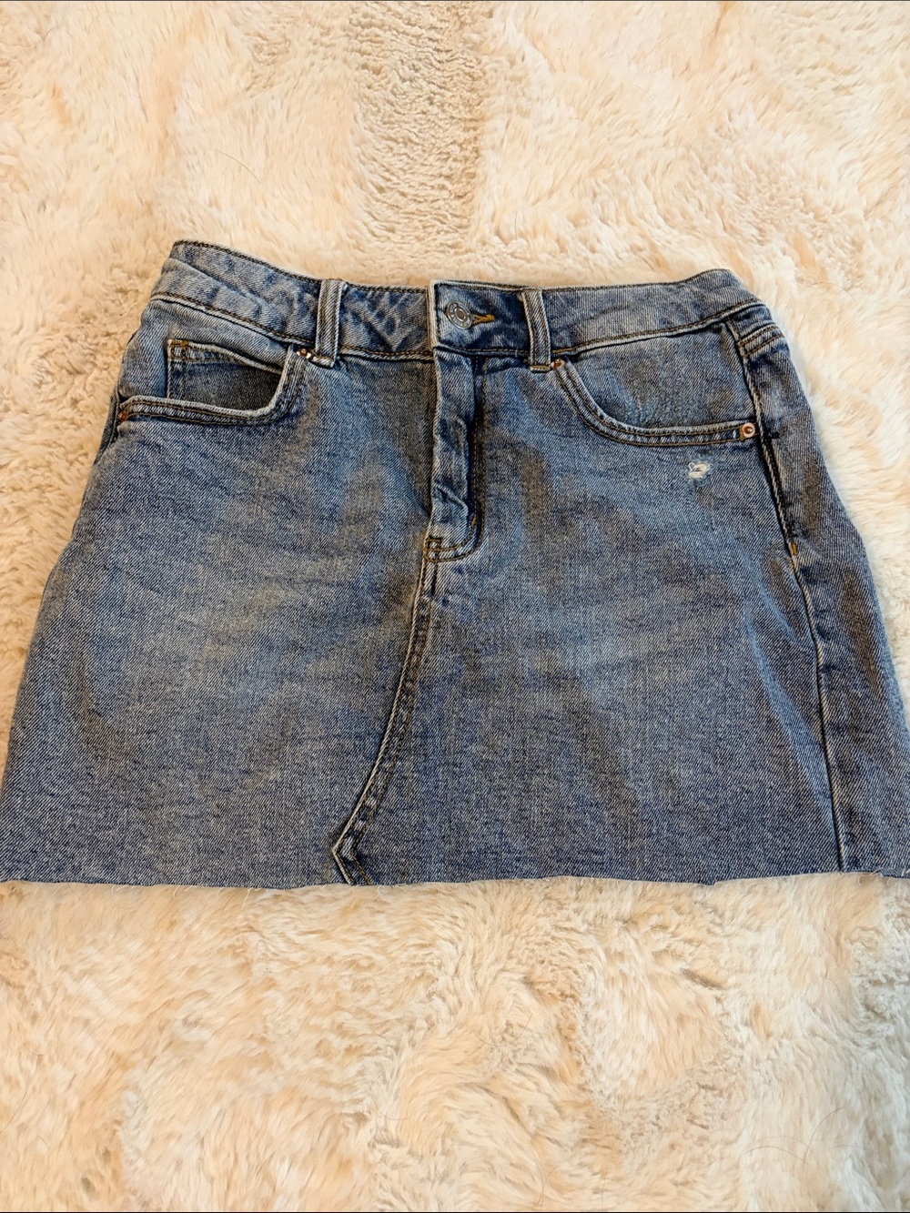 wild fable Light Blue Denim Mini Skirt